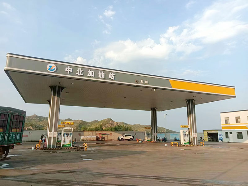 加油站網架罩棚雨棚工程