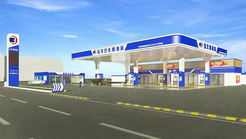 加油站罩棚網架結構報價