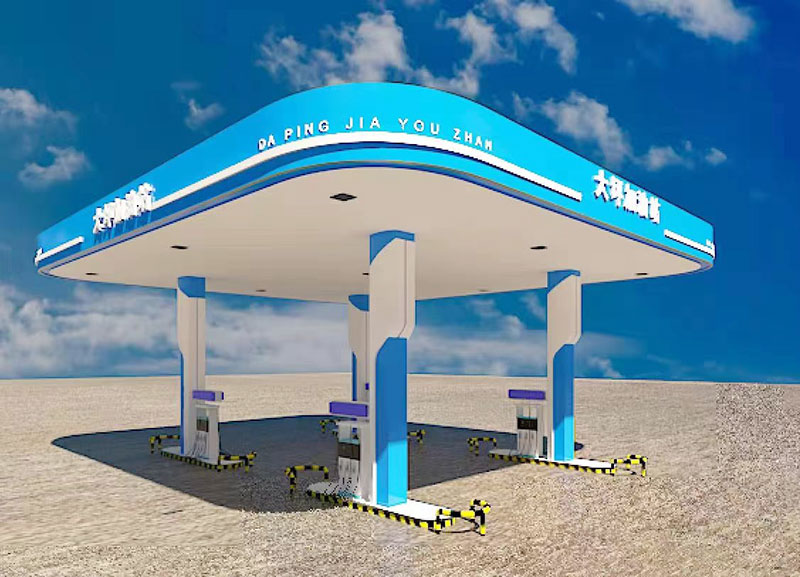 鋼結構網架罩棚施工