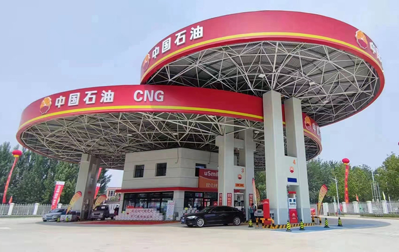 加油站網架罩棚 加油站網架罩棚